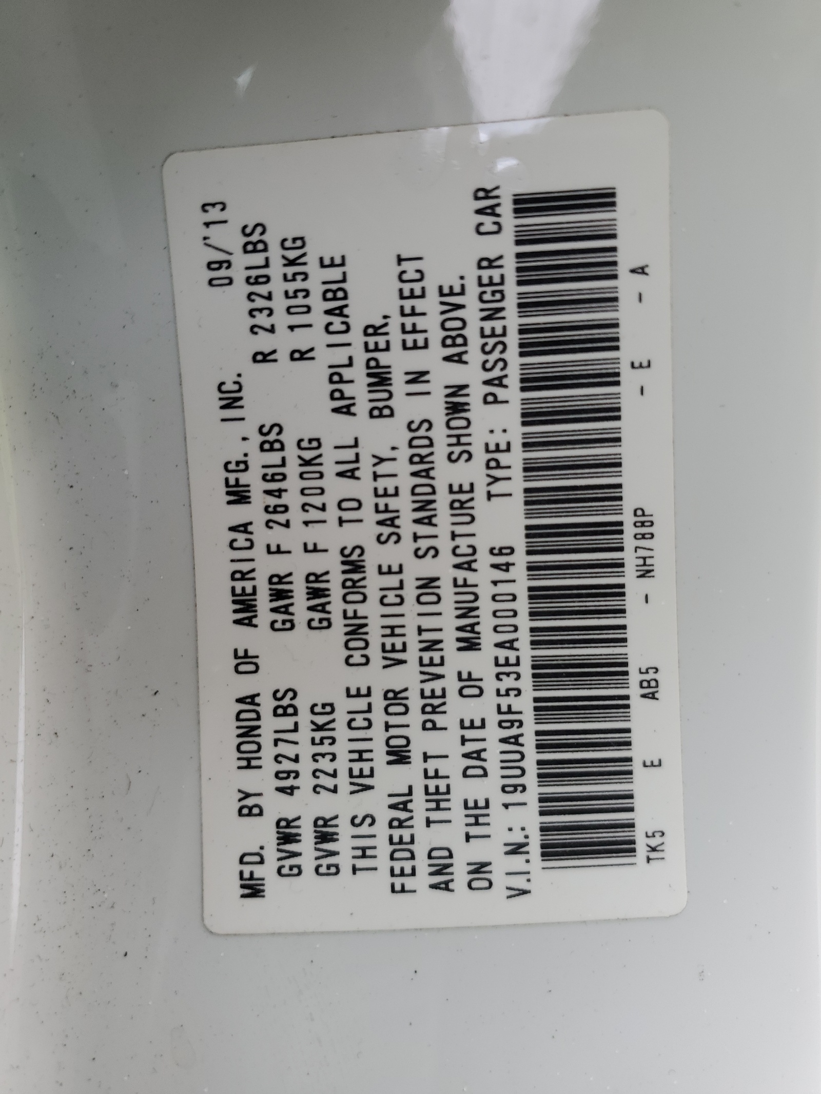 19UUA9F53EA000146 2014 Acura Tl Tech