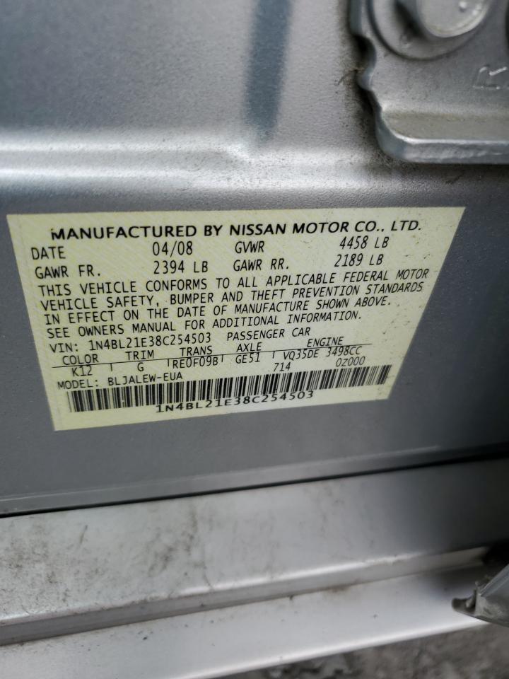 1N4BL21E38C254503 2008 Nissan Altima 3.5Se