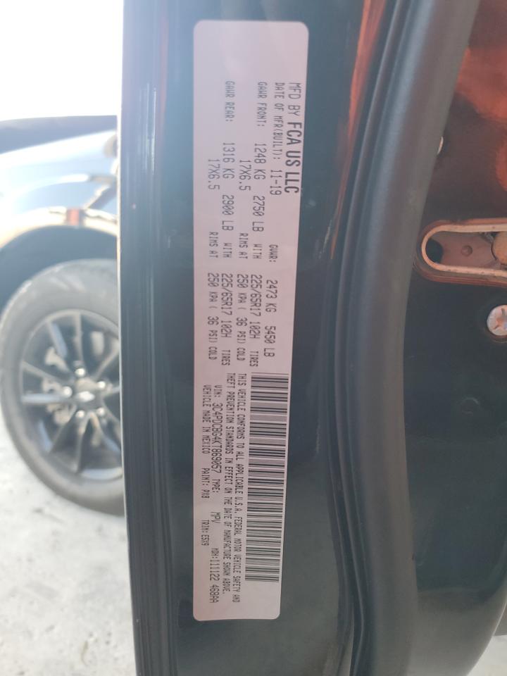 2019 Dodge Journey Se VIN: 3C4PDCBG4KT869057 Lot: 56786904