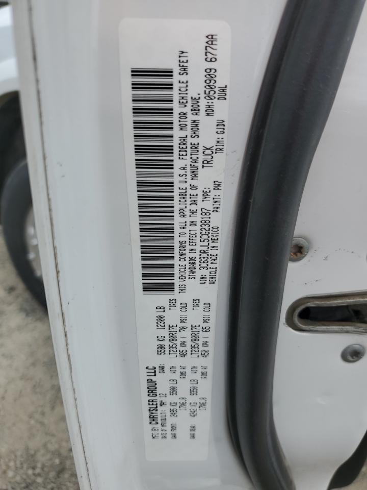 2012 Dodge Ram 3500 Laramie VIN: 3C63DRJL5CG238187 Lot: 53944464