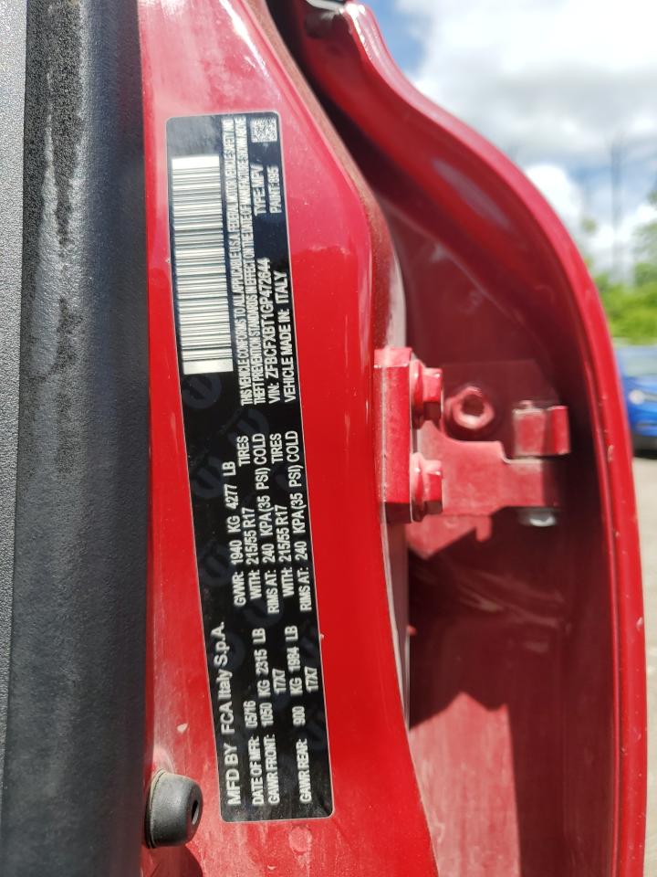 2016 Fiat 500X Easy VIN: ZFBCFXBT1GP472644 Lot: 56216214