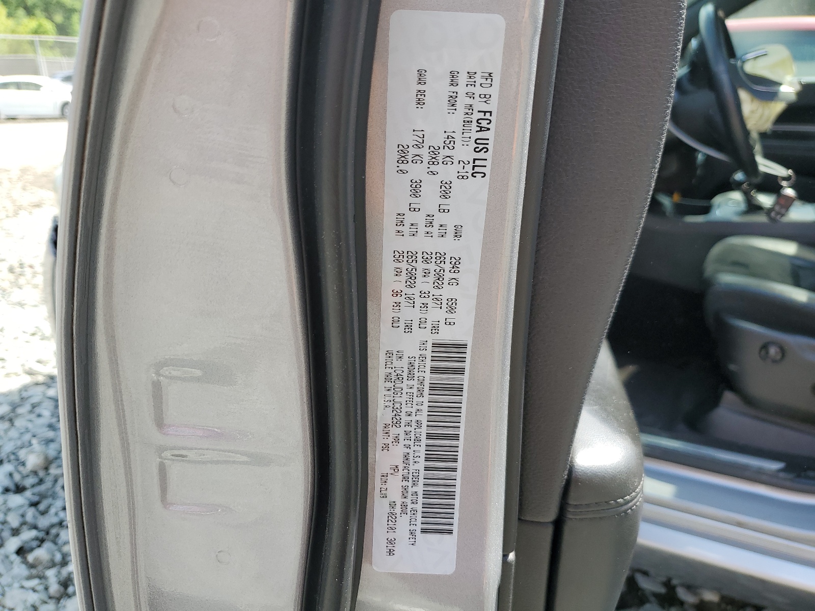 1C4RDJDG1JC324292 2018 Dodge Durango Gt