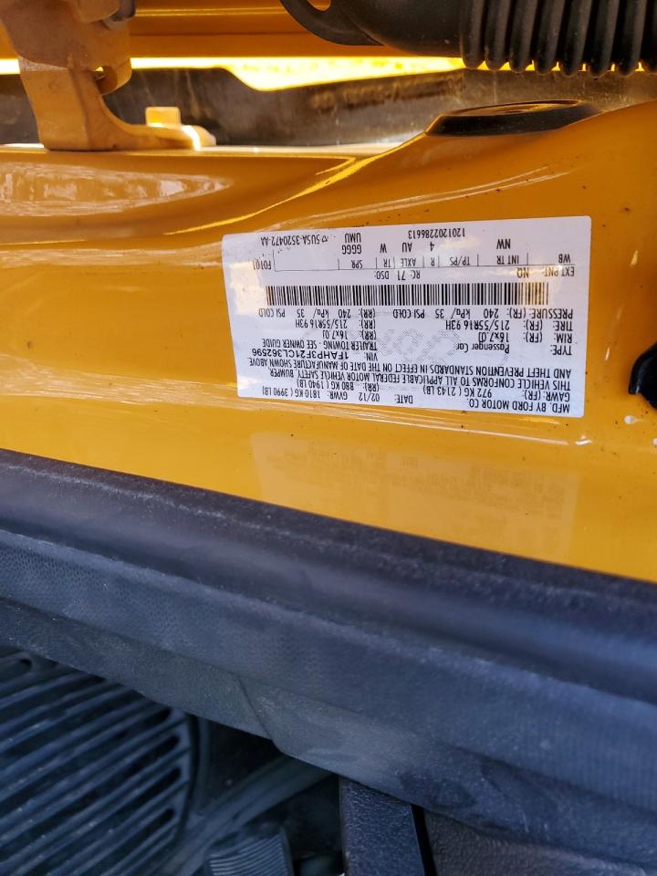 2012 Ford Focus Se VIN: 1FAHP3F21CL362596 Lot: 55966324