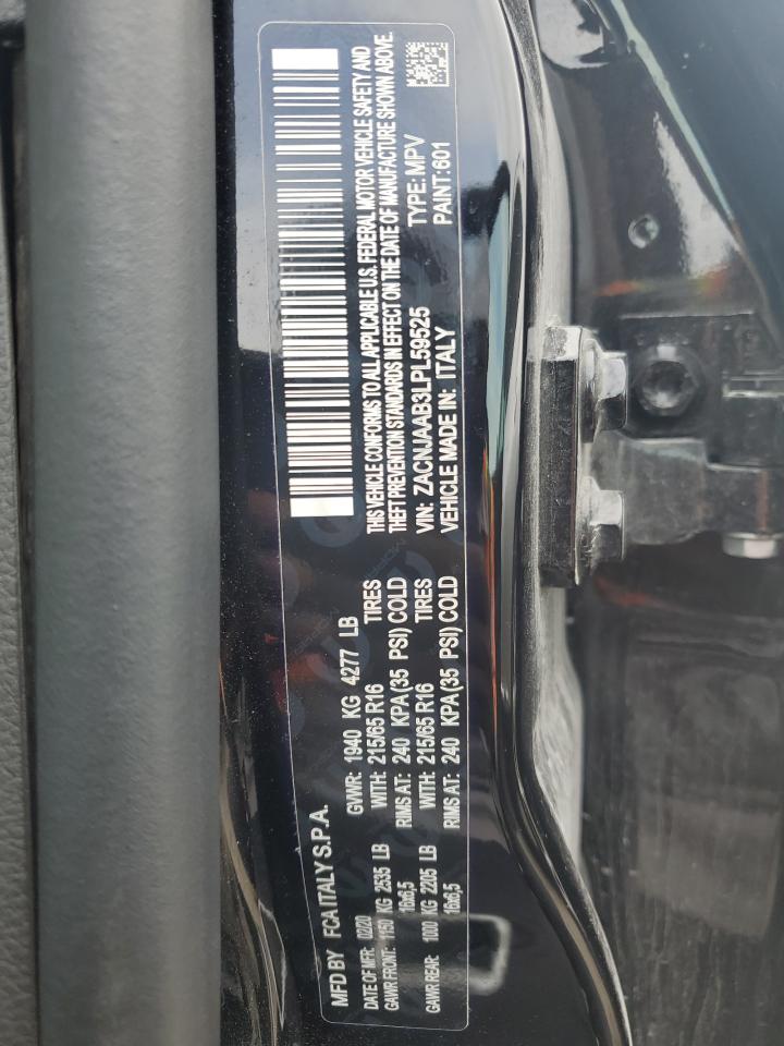 2020 Jeep Renegade Sport VIN: ZACNJAAB3LPL59525 Lot: 55420664