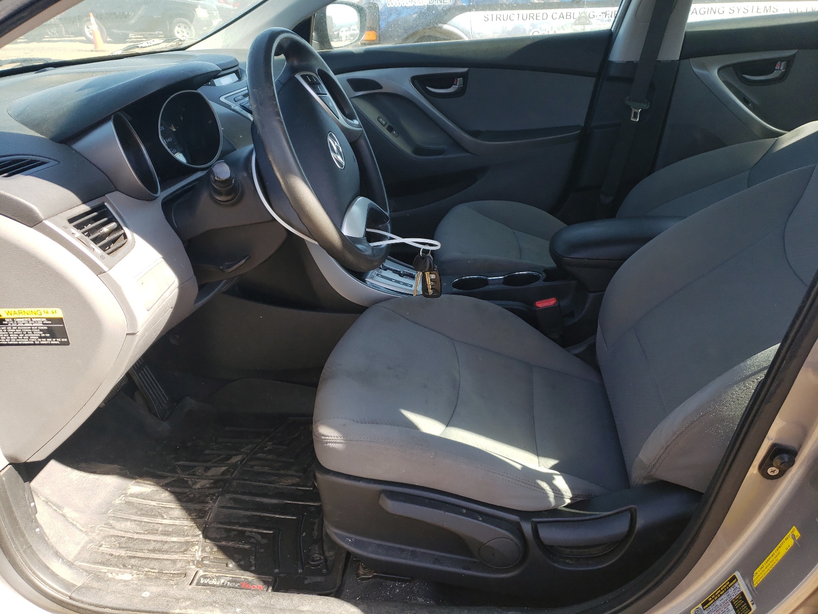 KMHDH4AE4CU407078 2012 Hyundai Elantra Gls