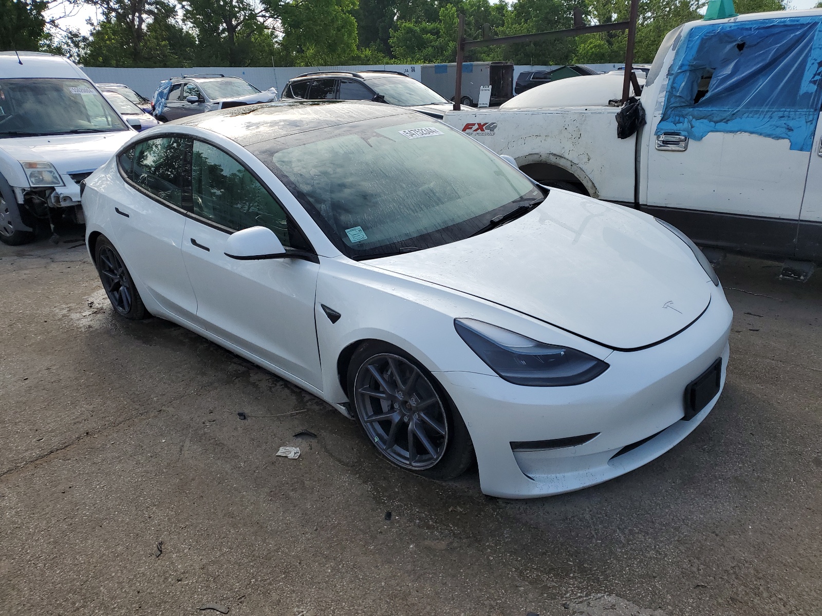 2022 Tesla Model 3 vin: 5YJ3E1EBXNF273406