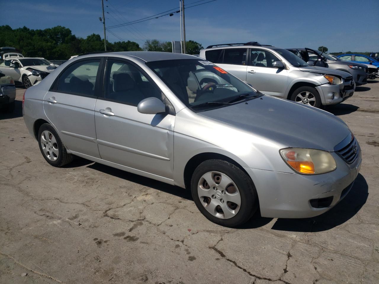 2009 Kia Spectra Ex VIN: KNAFE221995647359 Lot: 53072144