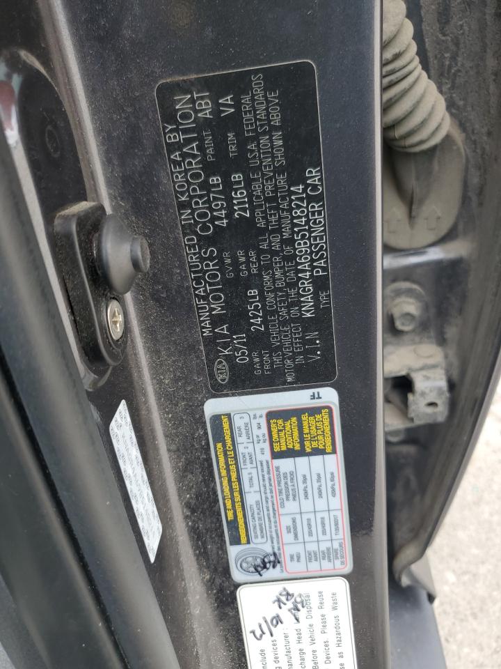 2011 Kia Optima Sx VIN: KNAGR4A69B5148214 Lot: 53902354