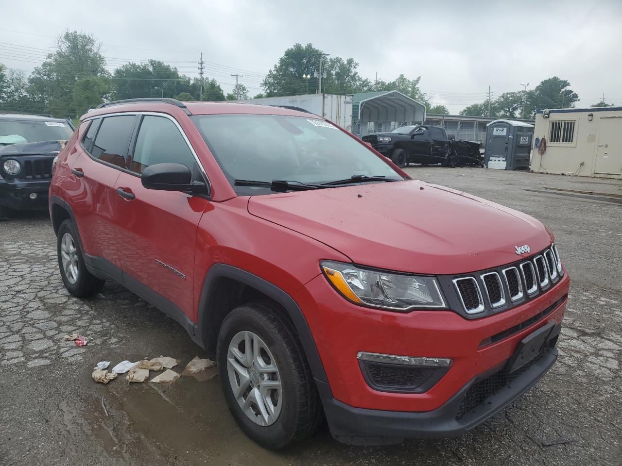 2019 Jeep Compass Sport VIN: 3C4NJDABXKT595388 Lot: 53319374