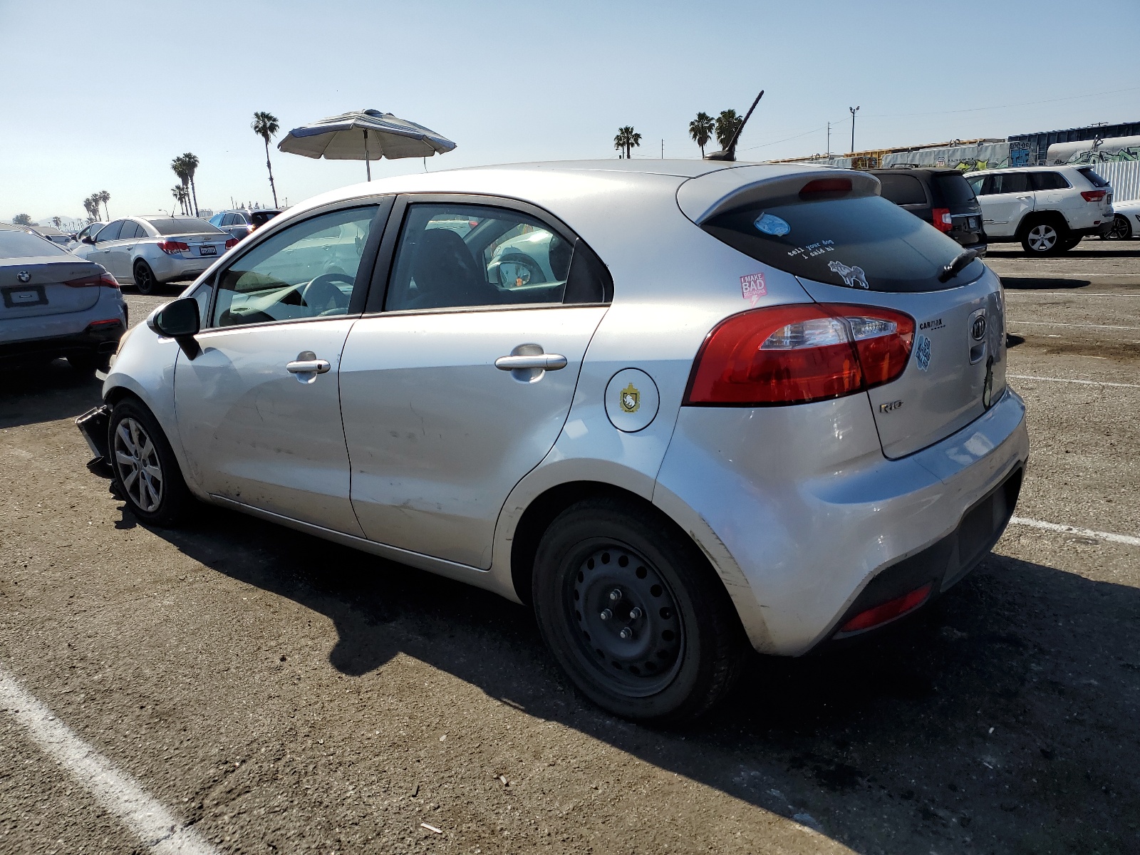 2013 Kia Rio Lx vin: KNADM5A38D6110001
