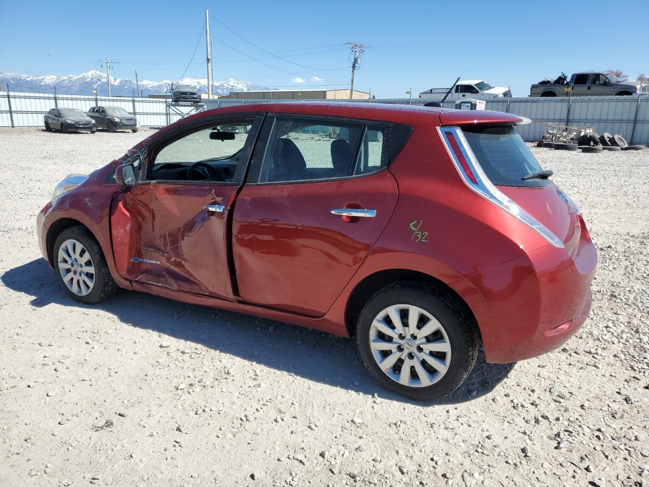 2015 Nissan Leaf S VIN: 1N4AZ0CP2FC331906 Lot: 60121364