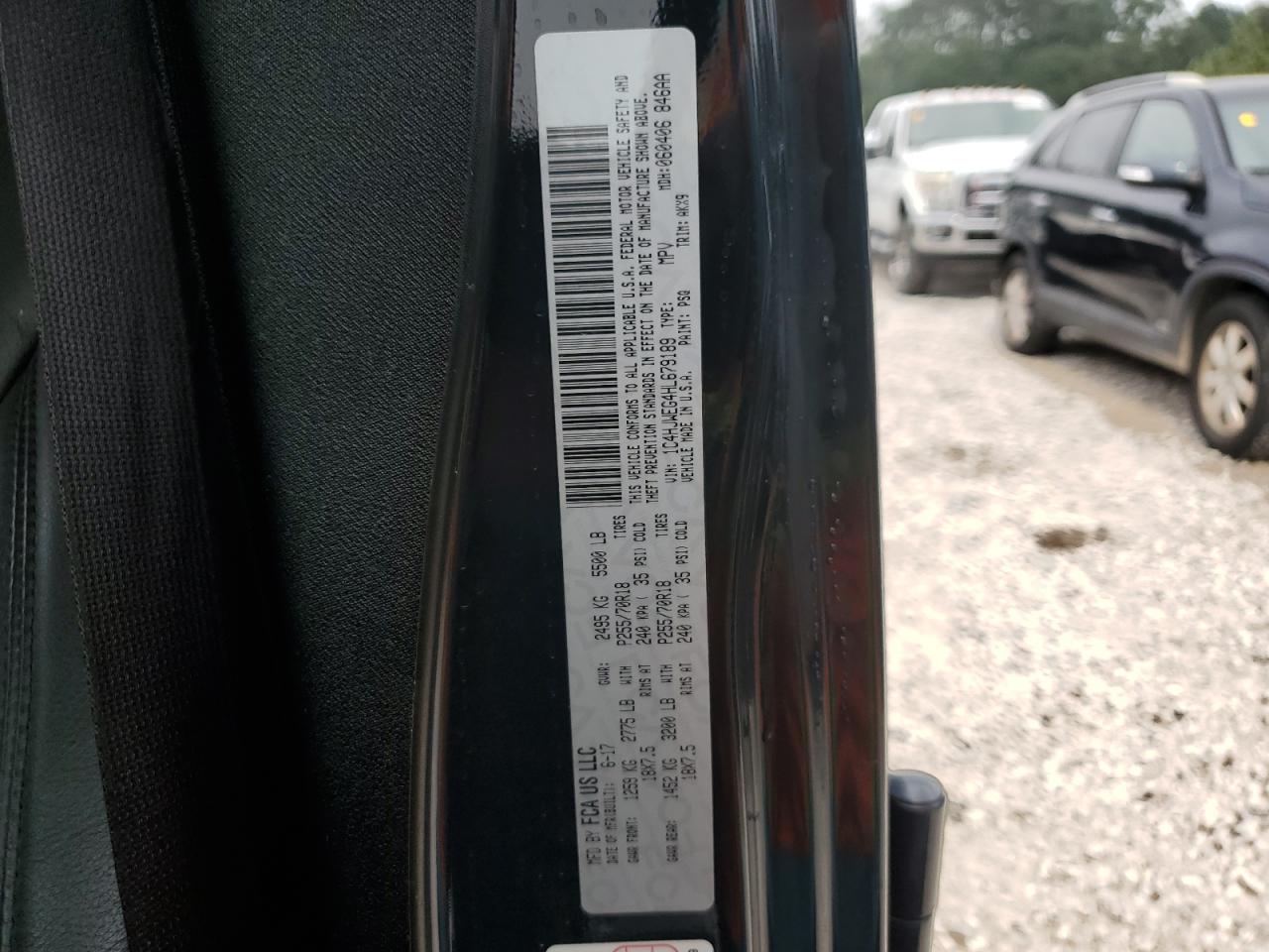 2017 Jeep Wrangler Unlimited Sahara VIN: 1C4HJWEG4HL679189 Lot: 53610394