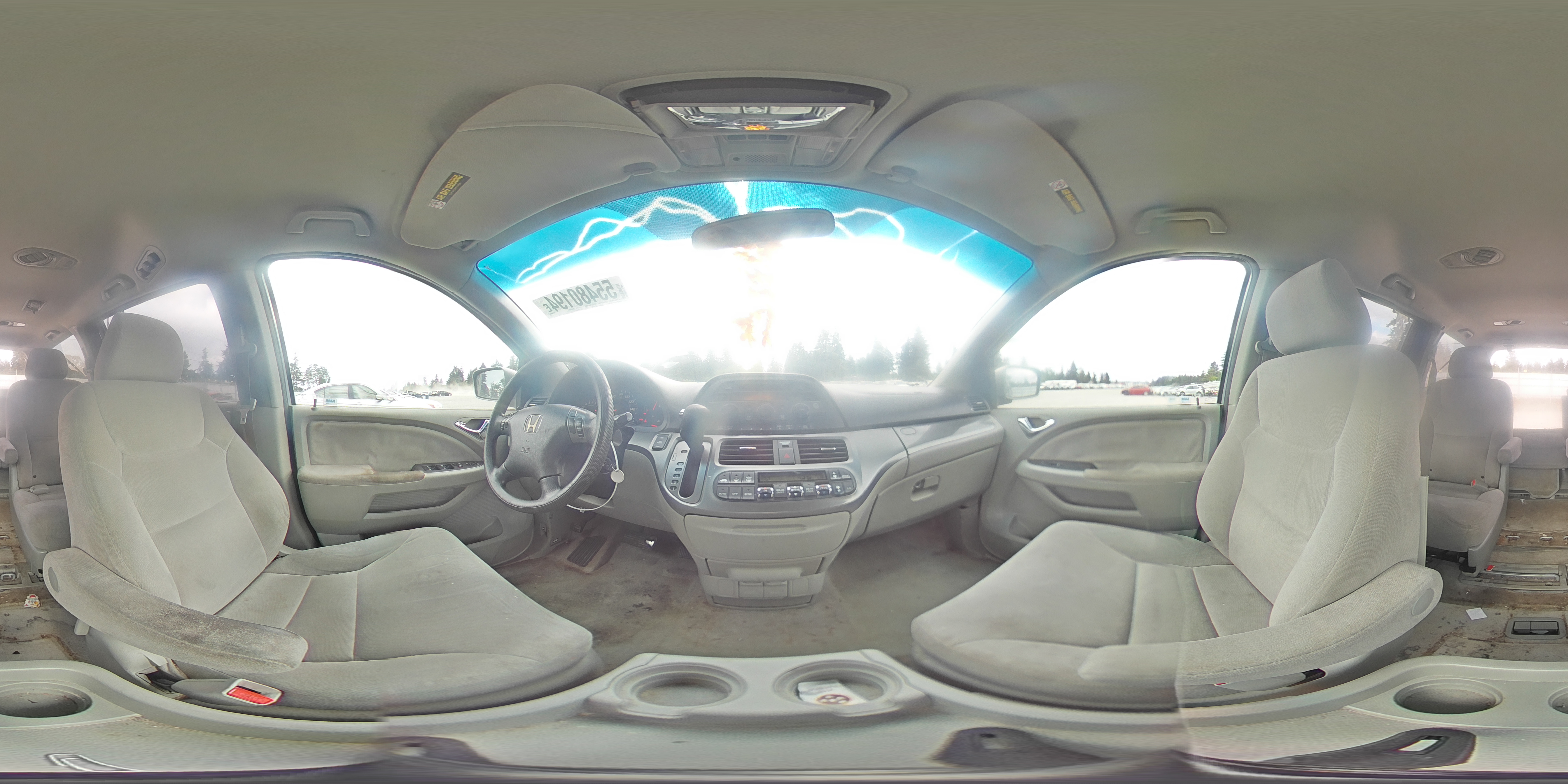 2007 Honda Odyssey Ex VIN: 5FNRL38457B019100 Lot: 55480194