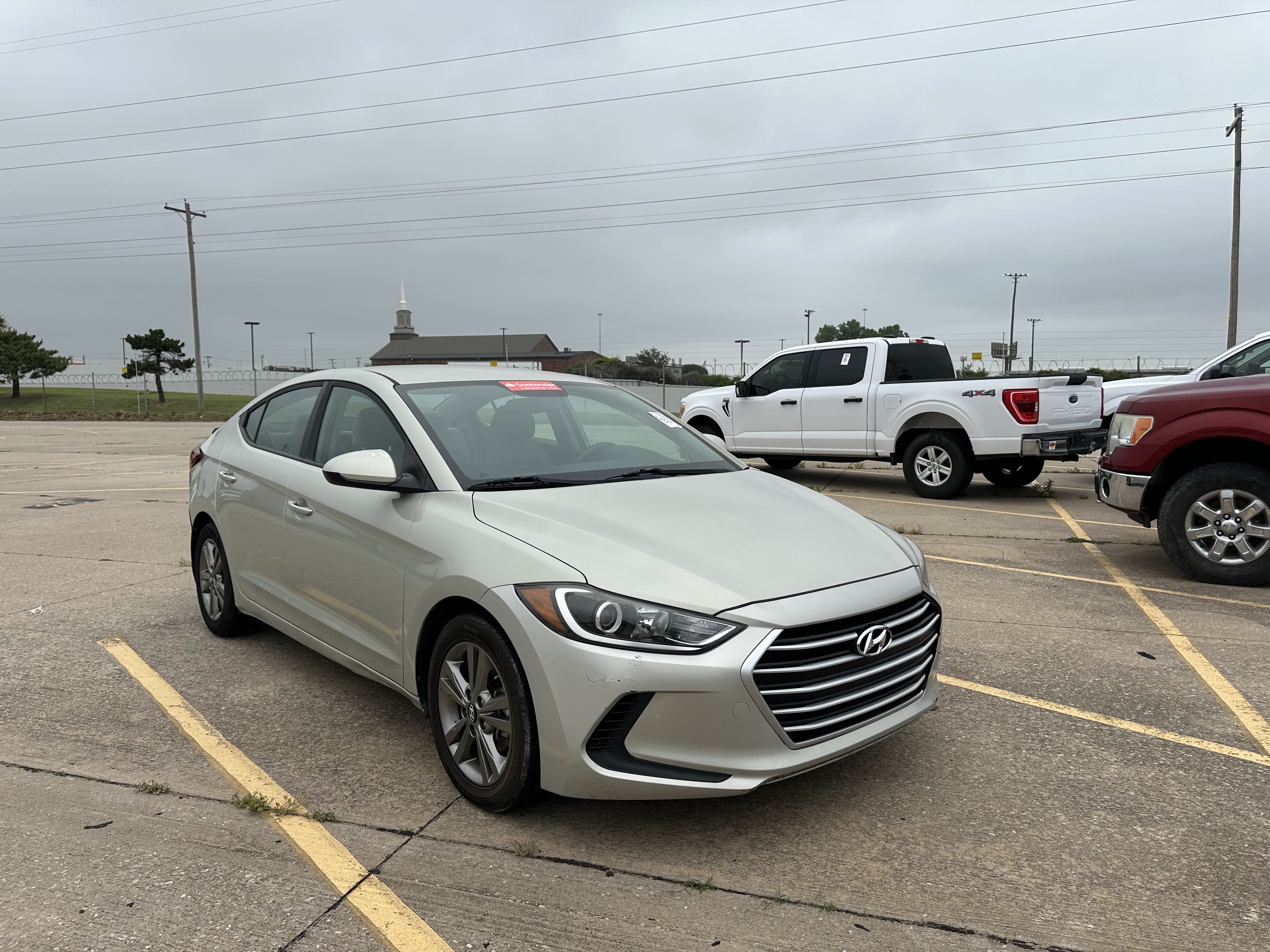 2017 Hyundai Elantra Se vin: KMHD84LF6HU059992