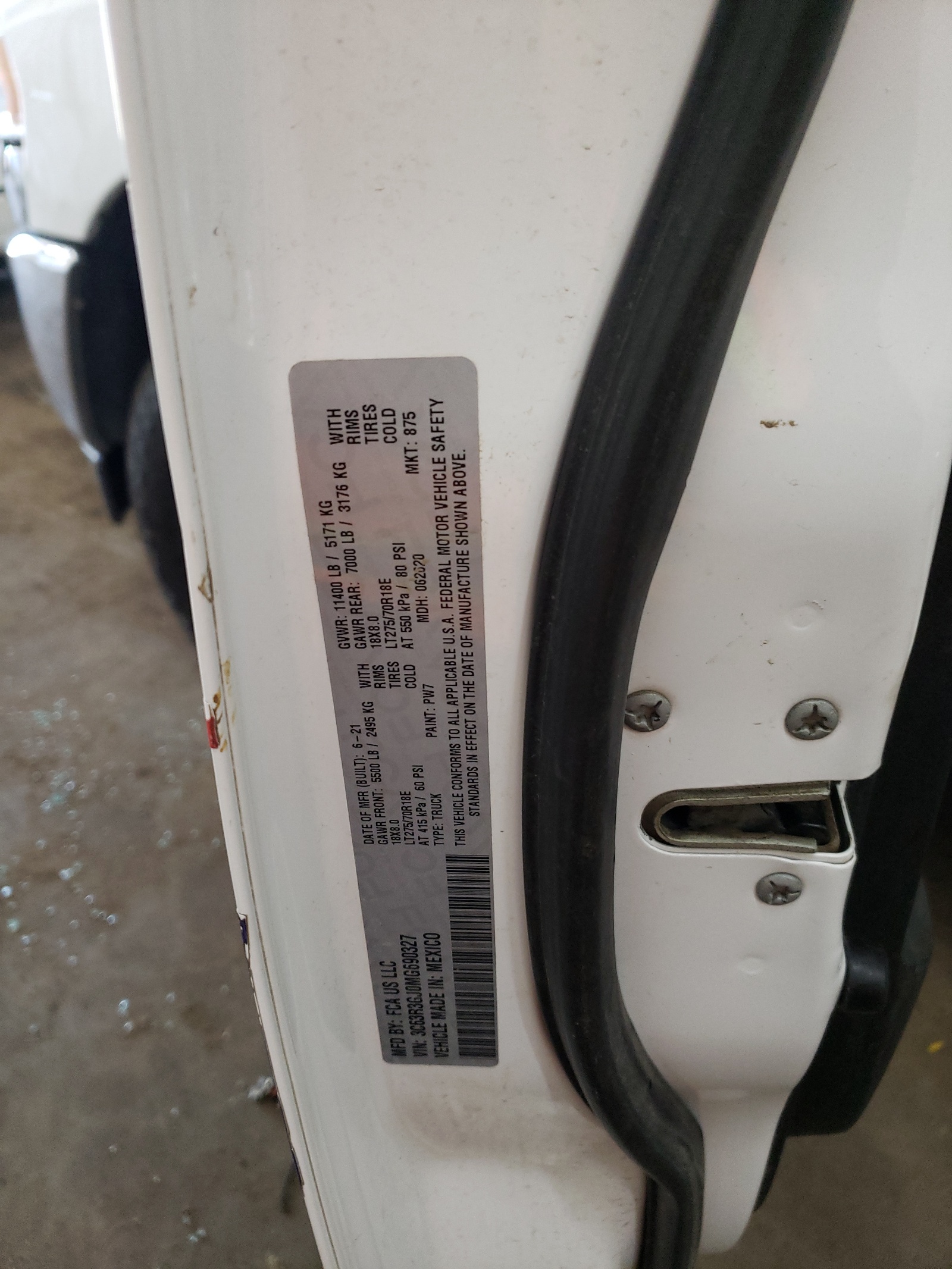 3C63R3GJ0MG690327 2021 Ram 3500 Tradesman