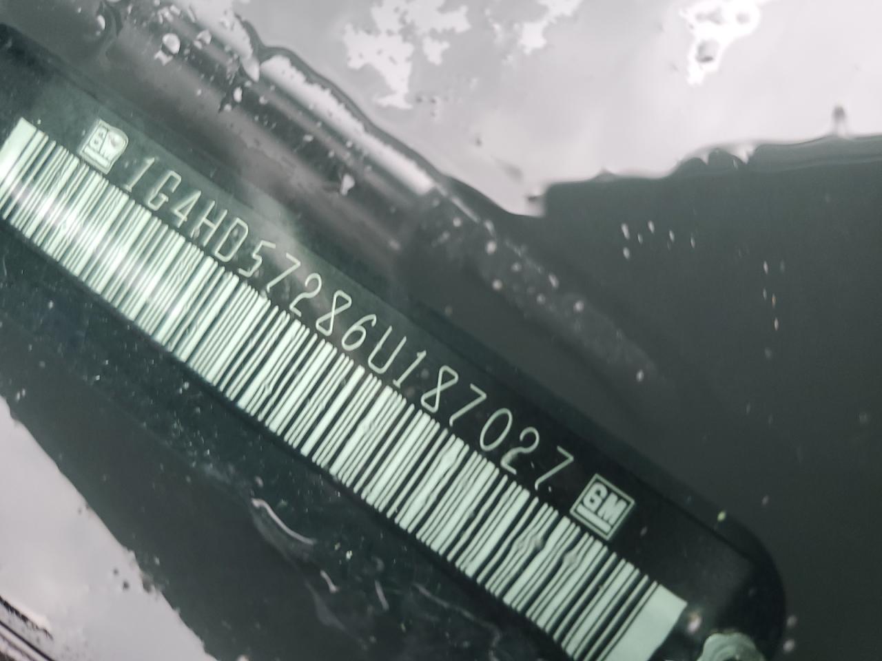 2006 Buick Lucerne Cxl VIN: 1G4HD57286U187027 Lot: 89434805