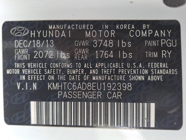 KMHTC6AD8EU192398 - 2014 HYUNDAI VELOSTER - #52964314
