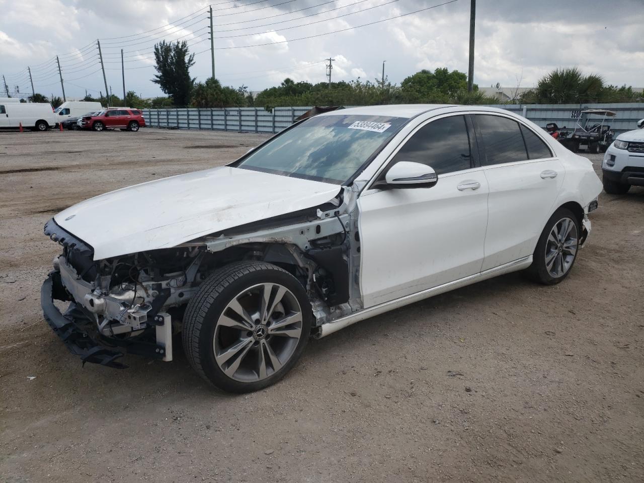 55SWF4JB4HU222035 2017 MERCEDES-BENZ C CLASS - Image 1