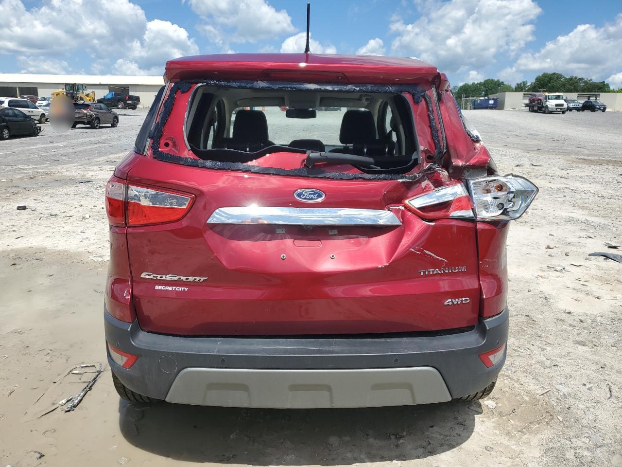 2020 Ford Ecosport Titanium VIN: MAJ6S3KL7LC341224 Lot: 56494764