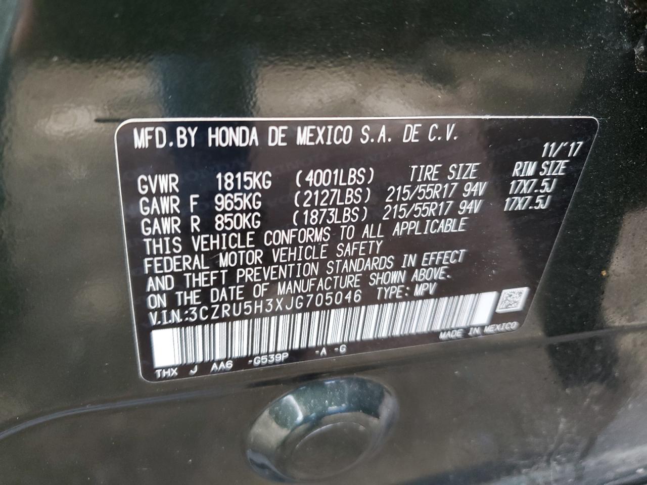 3CZRU5H3XJG705046 2018 Honda Hr-V Lx