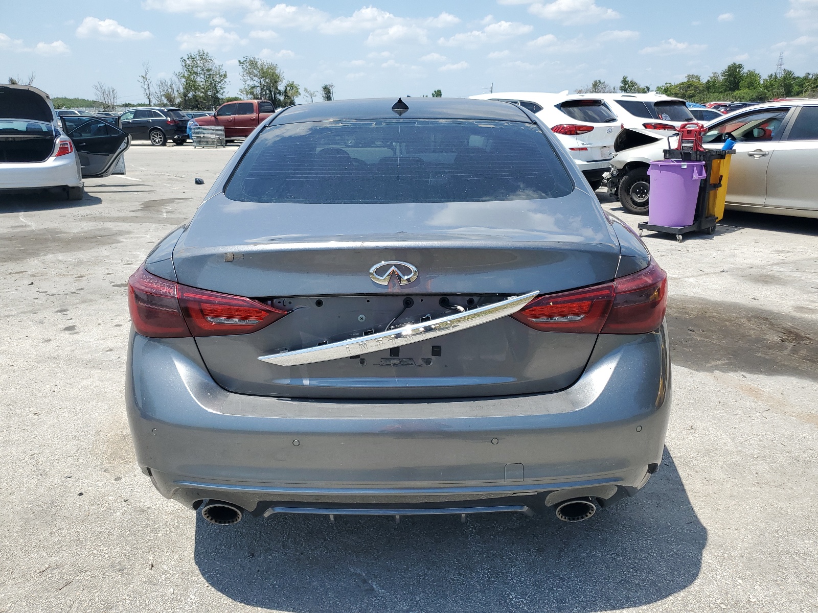 JN1FV7AP0JM460028 2018 Infiniti Q50 Red Sport 400