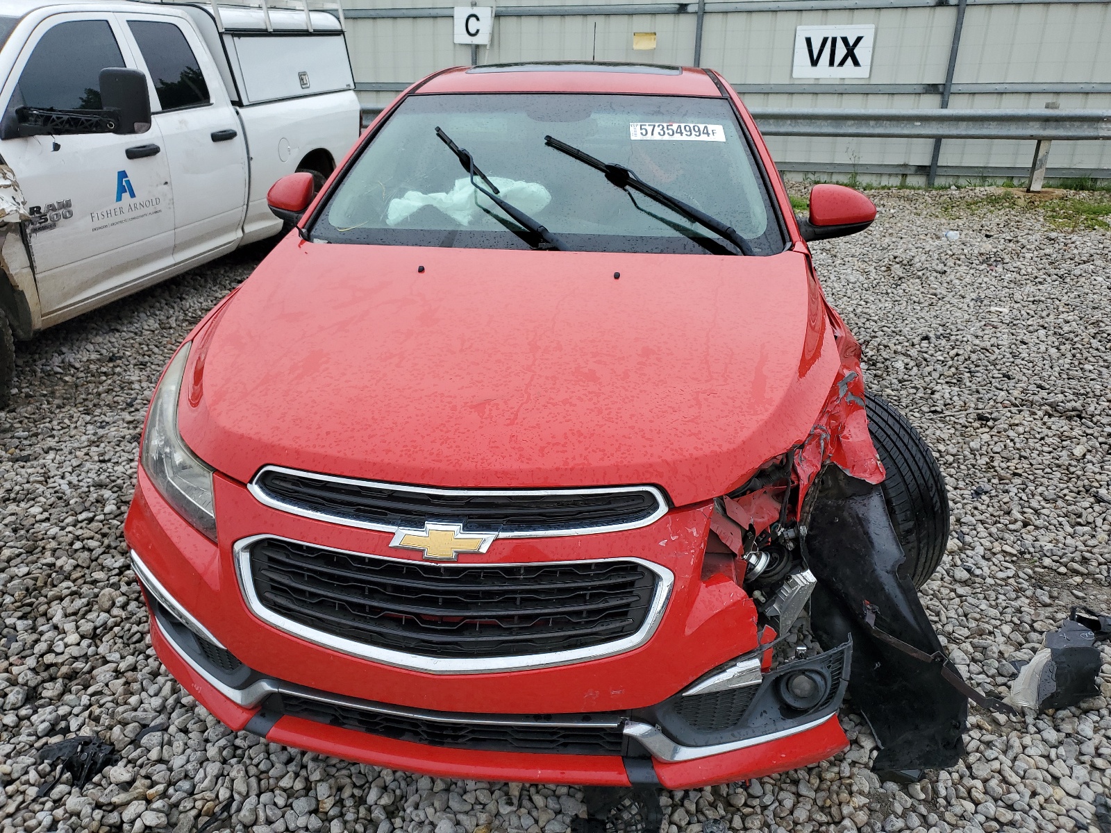 2015 Chevrolet Cruze Lt vin: 1G1PE5SB7F7128417