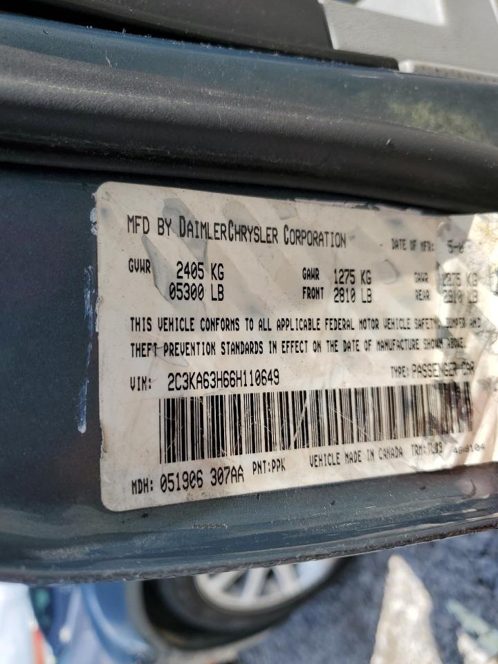 2C3KA63H66H110649 2006 Chrysler 300C