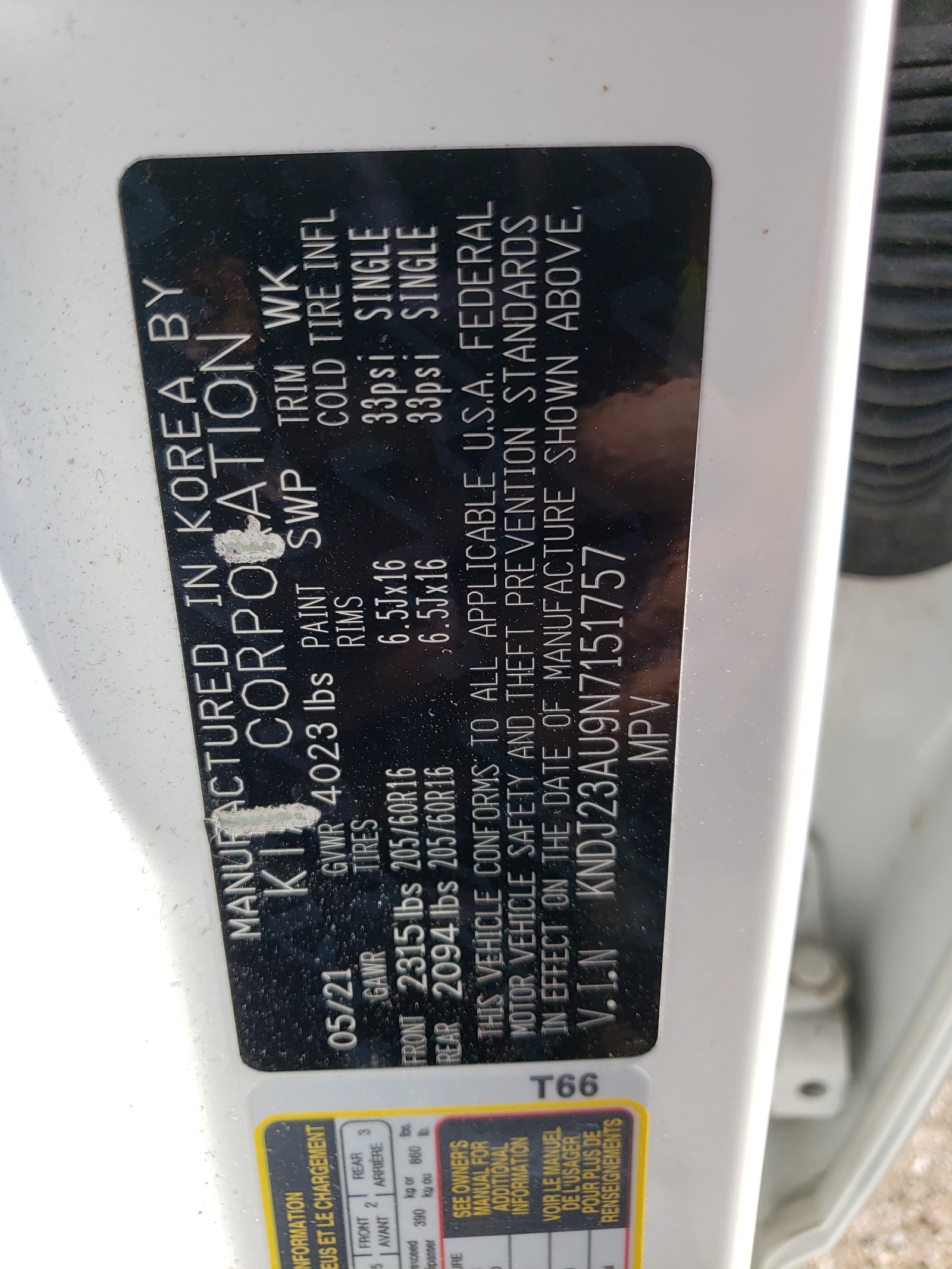 KNDJ23AU9N7151757 2022 Kia Soul Lx