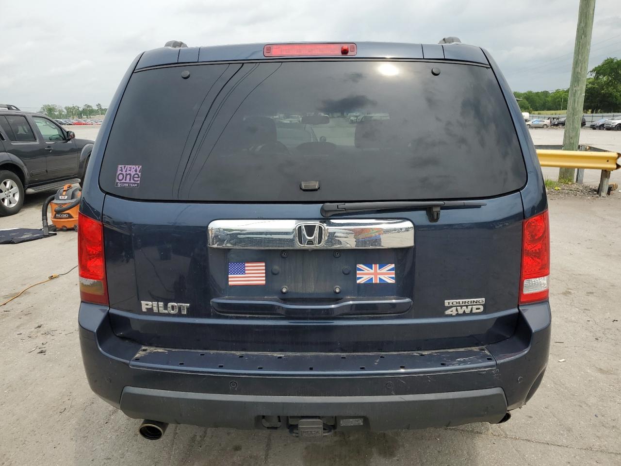 2010 Honda Pilot Touring VIN: 5FNYF4H93AB012691 Lot: 50882354