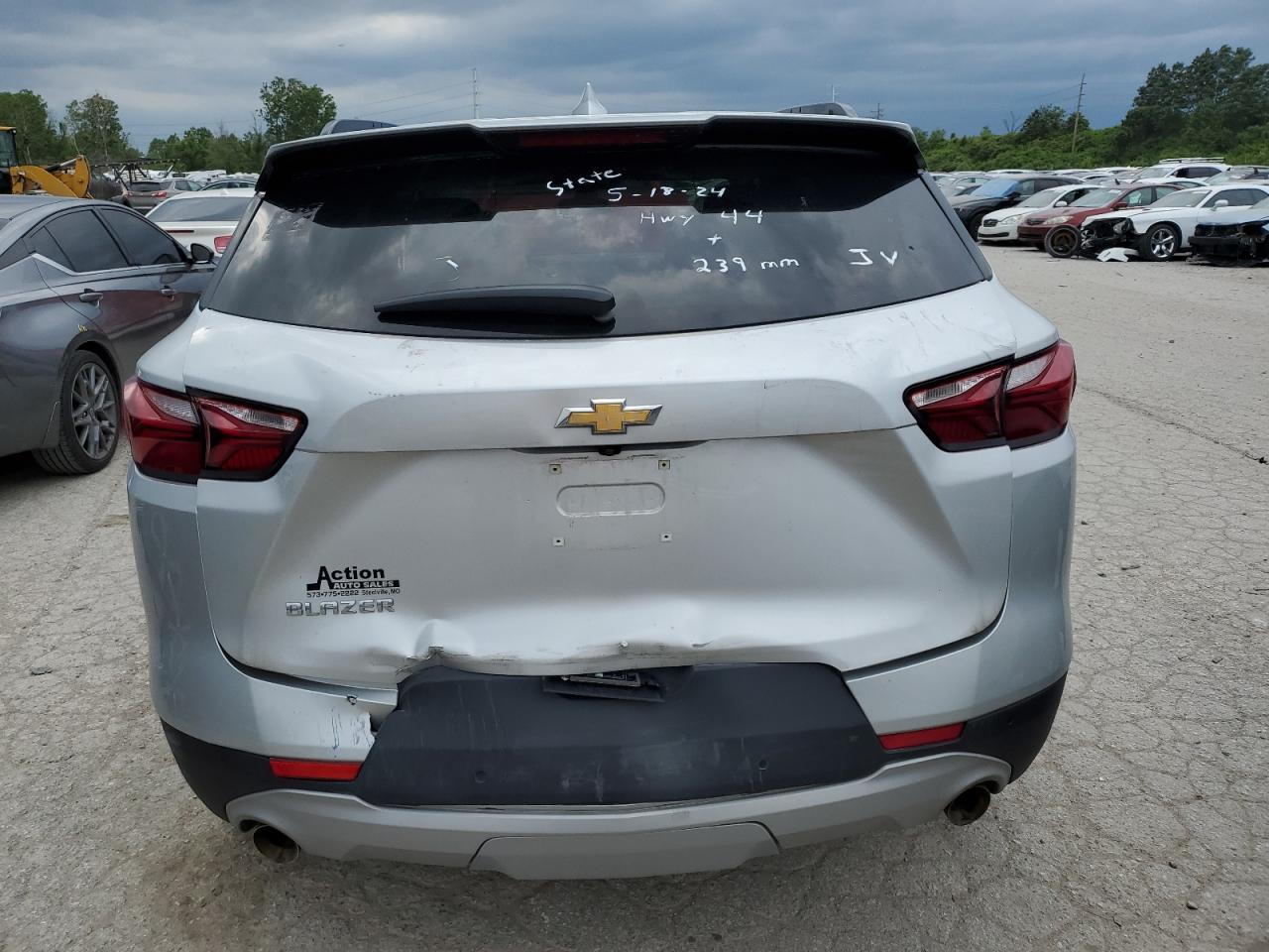 2021 Chevrolet Blazer 2Lt VIN: 3GNKBCRS2MS513667 Lot: 56296634