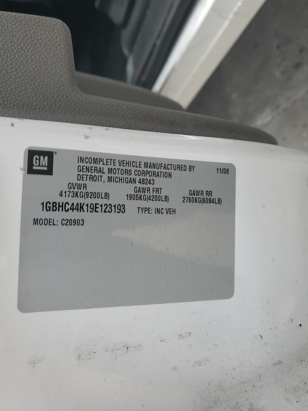 1GBHC44K19E123193 2009 Chevrolet Silverado C2500 Heavy Duty