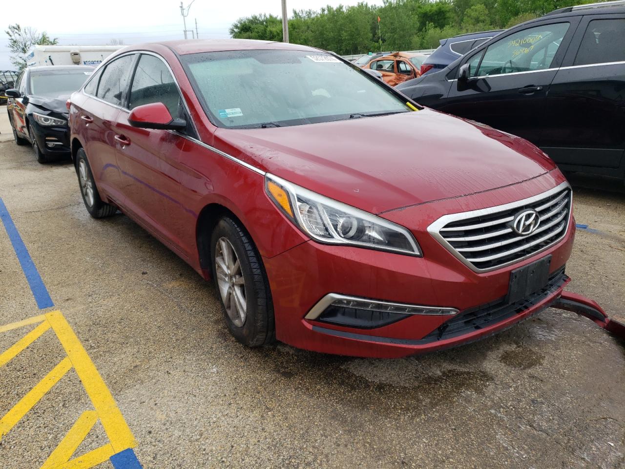 VIN 5NPE24AFXFH191741 2015 HYUNDAI SONATA no.4