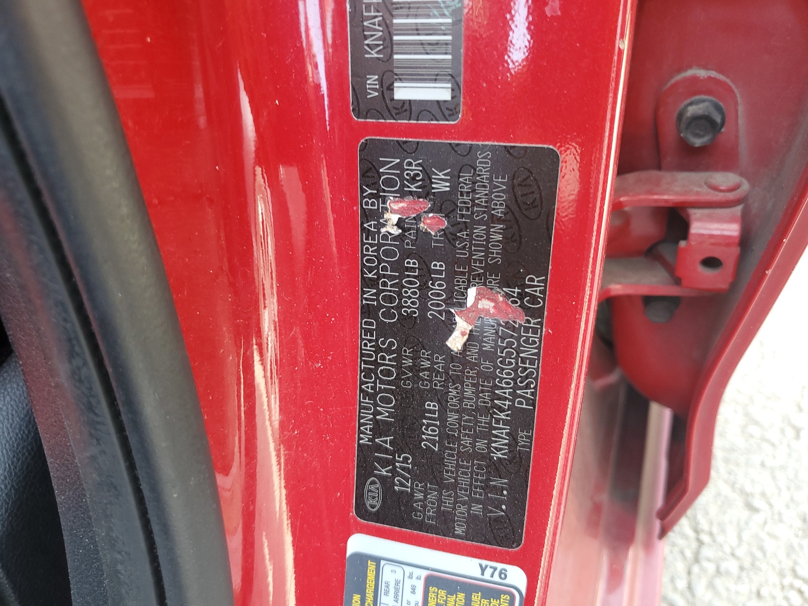 KNAFK4A66G5572764 2016 Kia Forte Lx