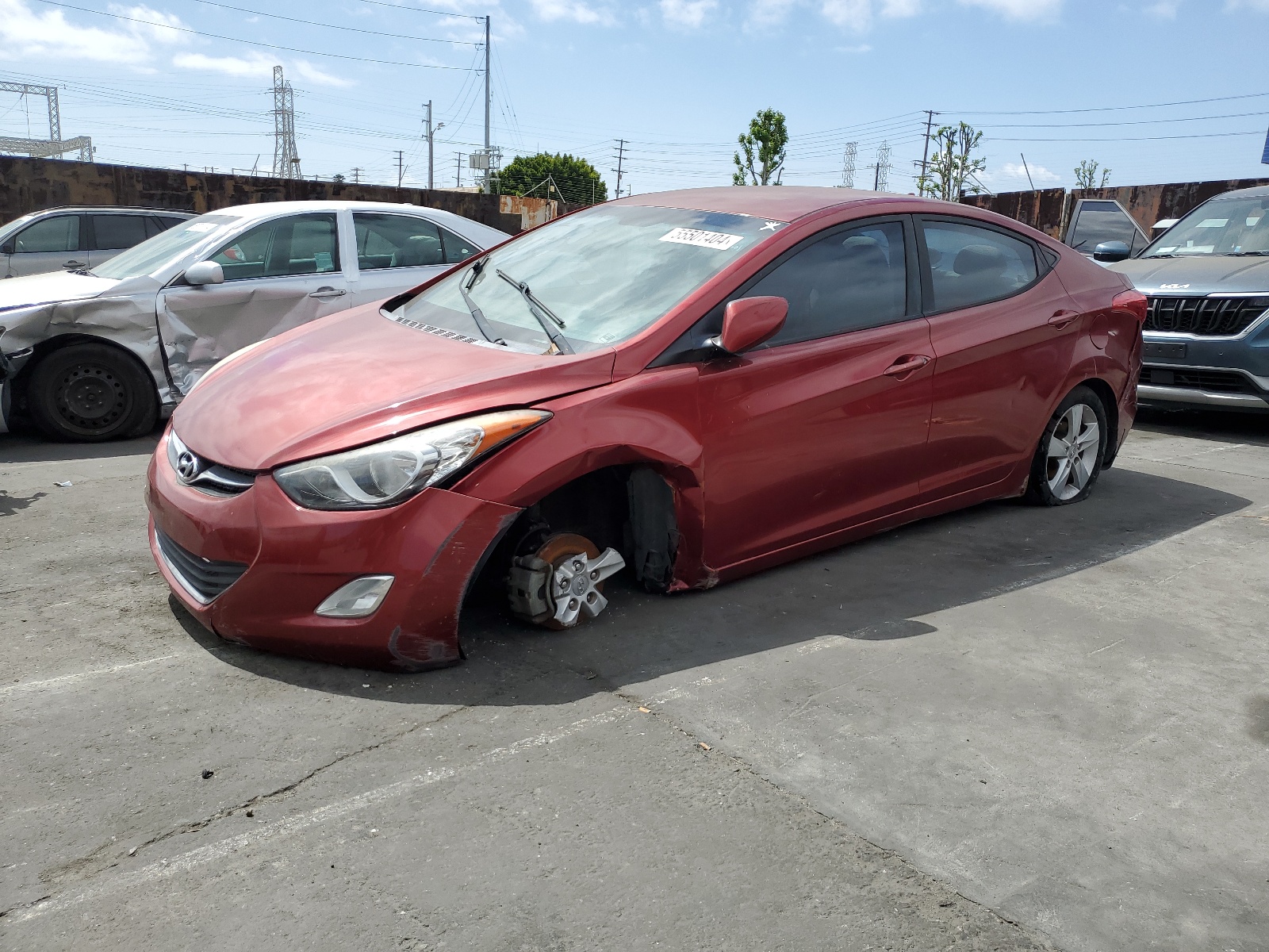 2013 Hyundai Elantra Gls vin: 5NPDH4AE8DH316699