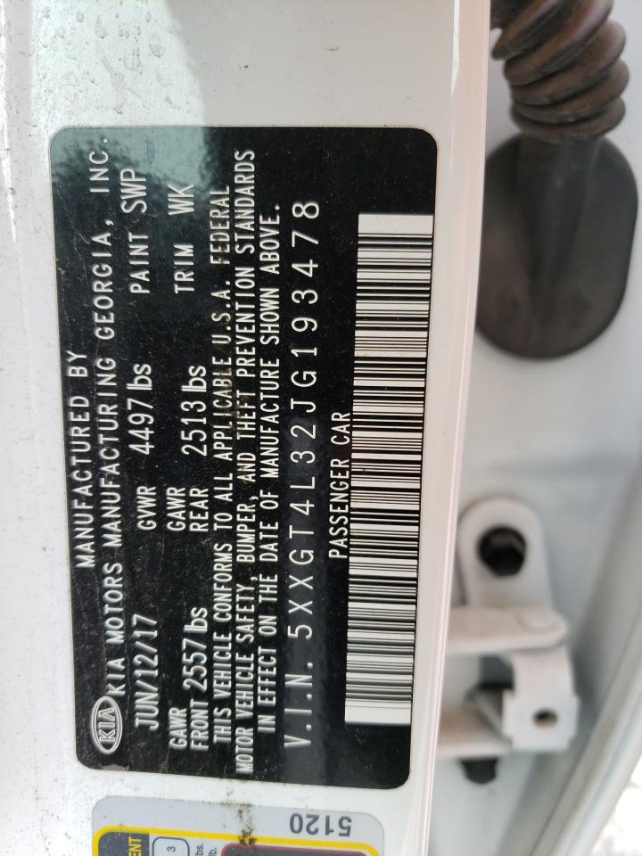 2018 Kia Optima Lx VIN: 5XXGT4L32JG193478 Lot: 53822374