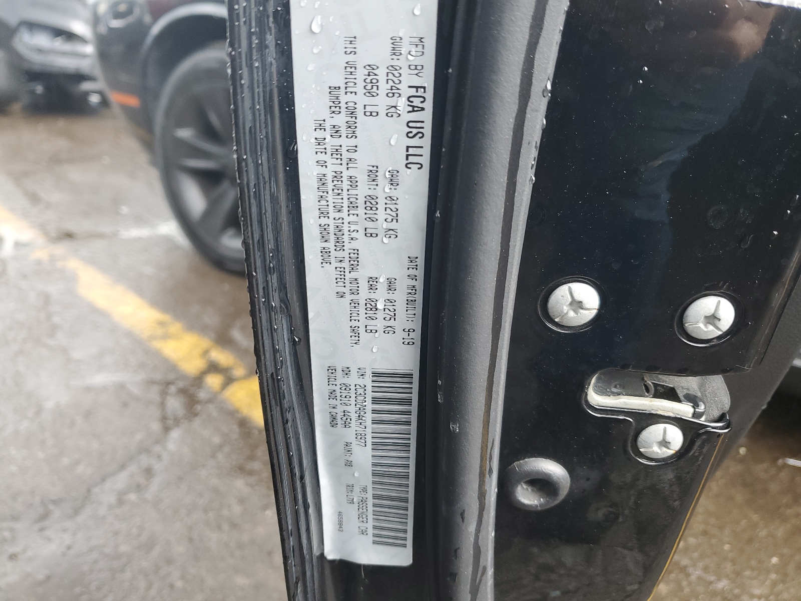 2C3CDZAG4KH718977 2019 Dodge Challenger Sxt