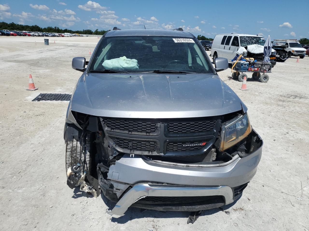 2018 Dodge Journey Crossroad VIN: 3C4PDCGG7JT378733 Lot: 56316524