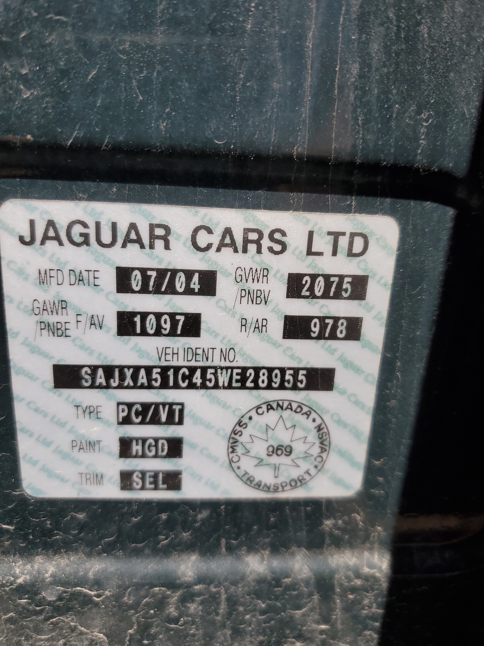 SAJXA51C45WE28955 2005 Jaguar X-Type 3.0