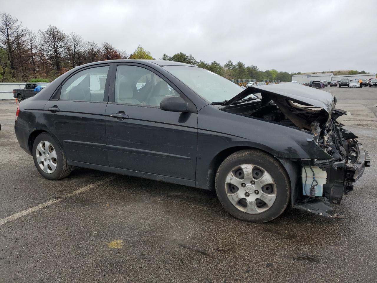 2007 Kia Spectra Ex VIN: KNAFE122375381983 Lot: 54757814