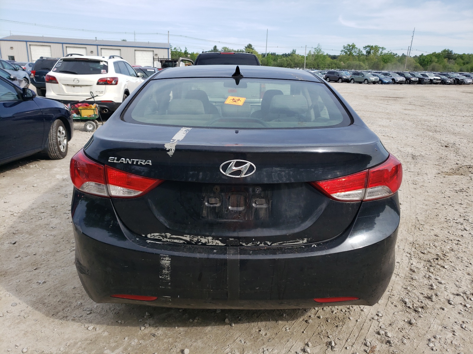 KMHDH4AEXDU994971 2013 Hyundai Elantra Gls