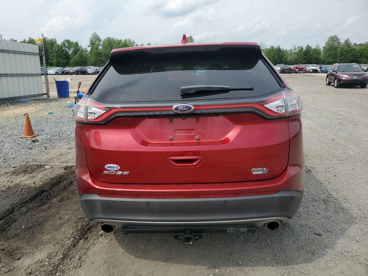 2015 Ford Edge Sel VIN: 2FMTK4J96FBC36859 Lot: 54150754