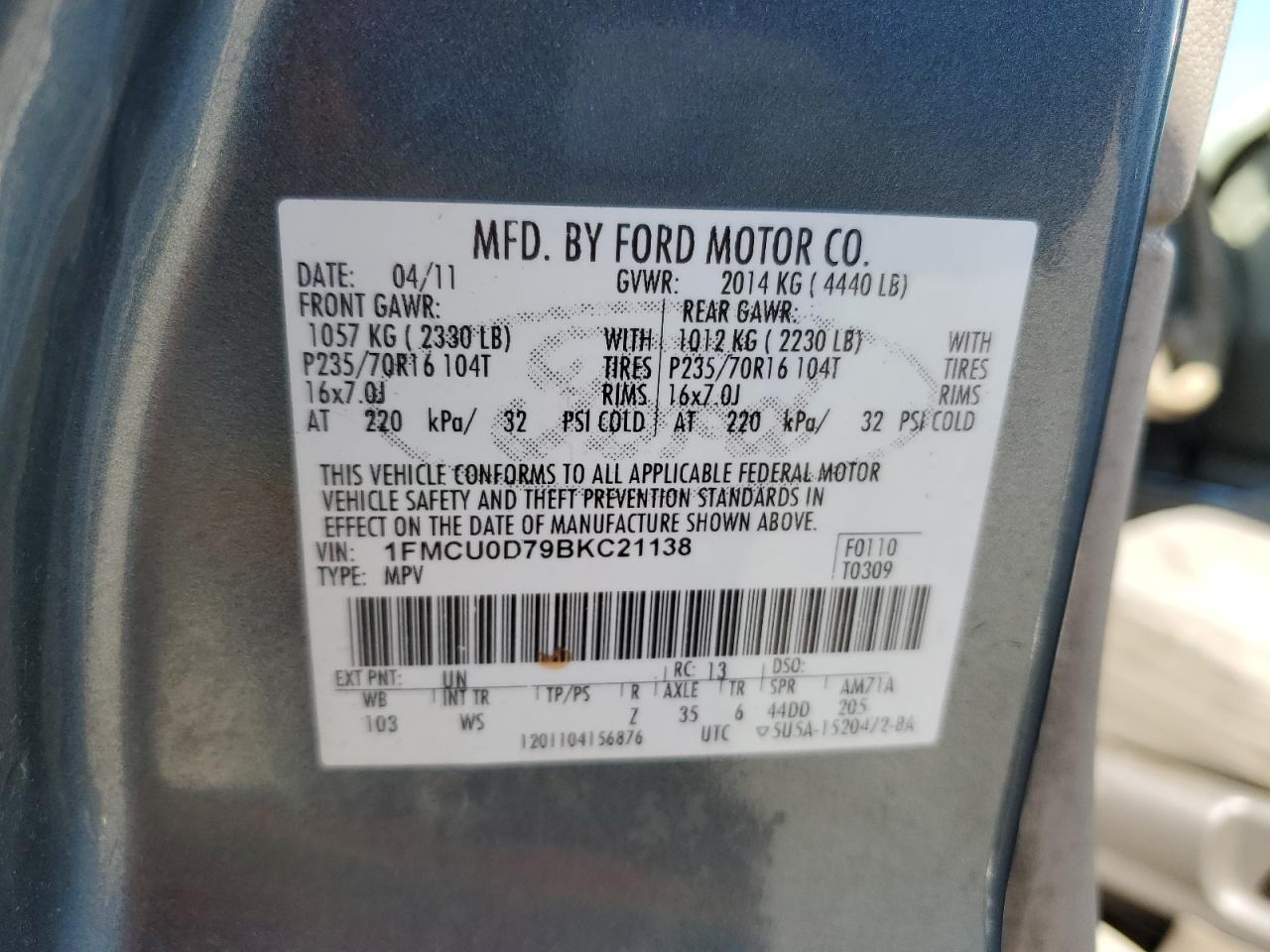 2011 Ford Escape - Image 12
