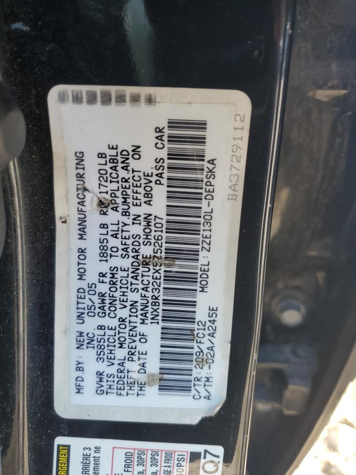 1NXBR32EX5Z526107 2005 Toyota Corolla Ce