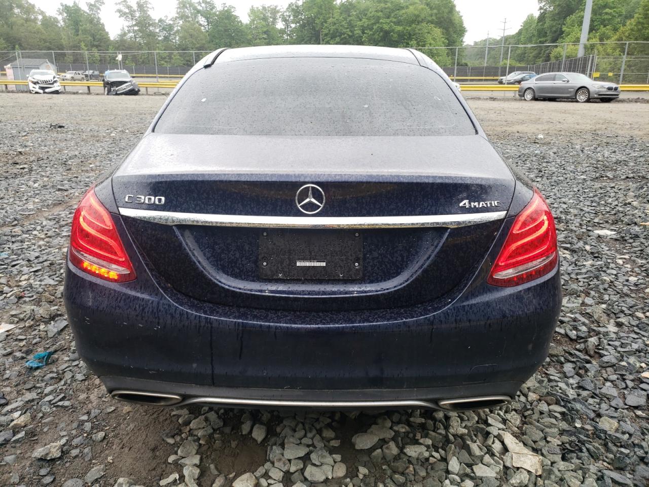 2016 Mercedes-Benz C 300 4Matic VIN: WDDWF4KB3GR139789 Lot: 54820014