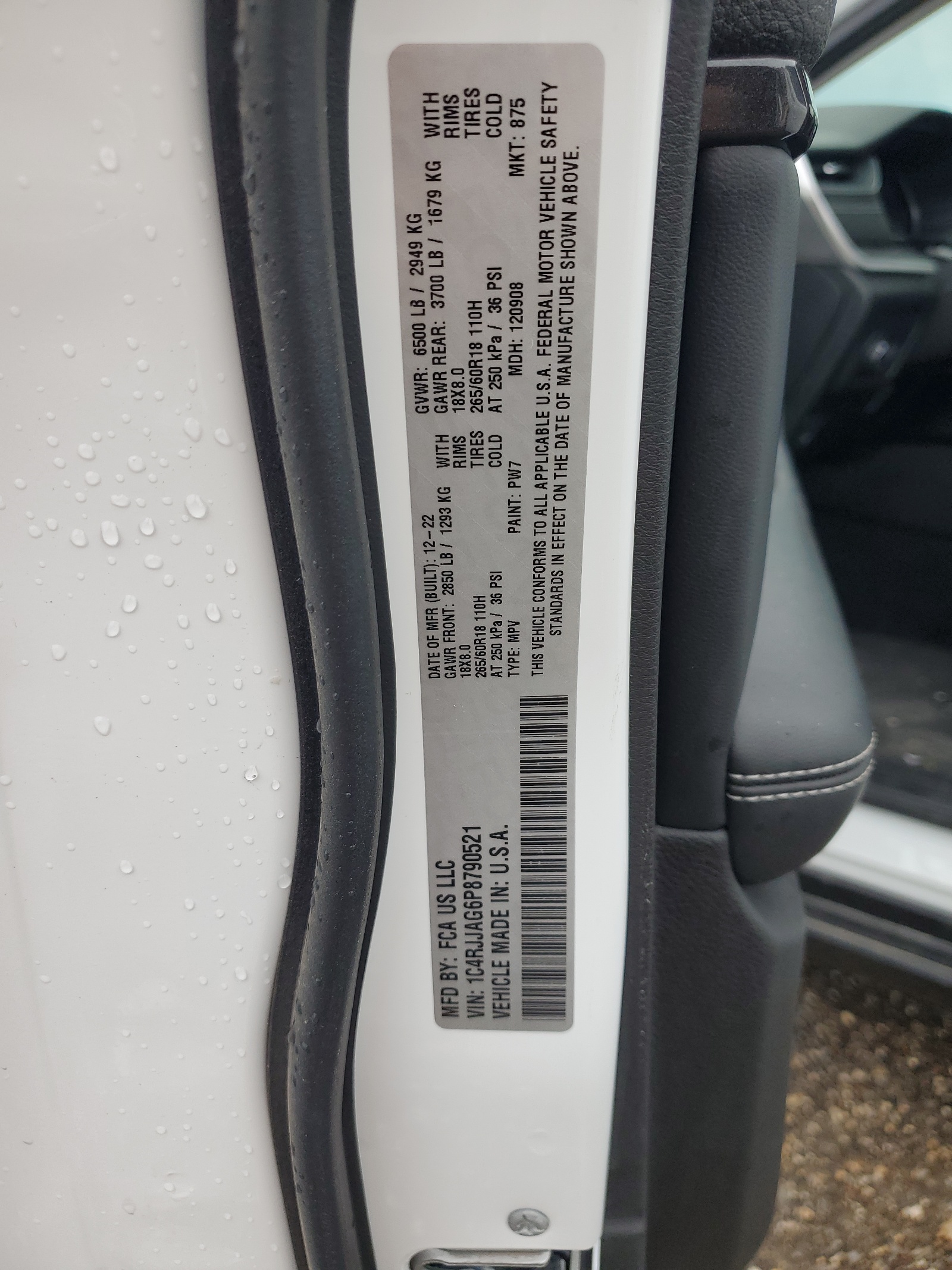 1C4RJJAG6P8790521 2023 Jeep Grand Cherokee L Laredo