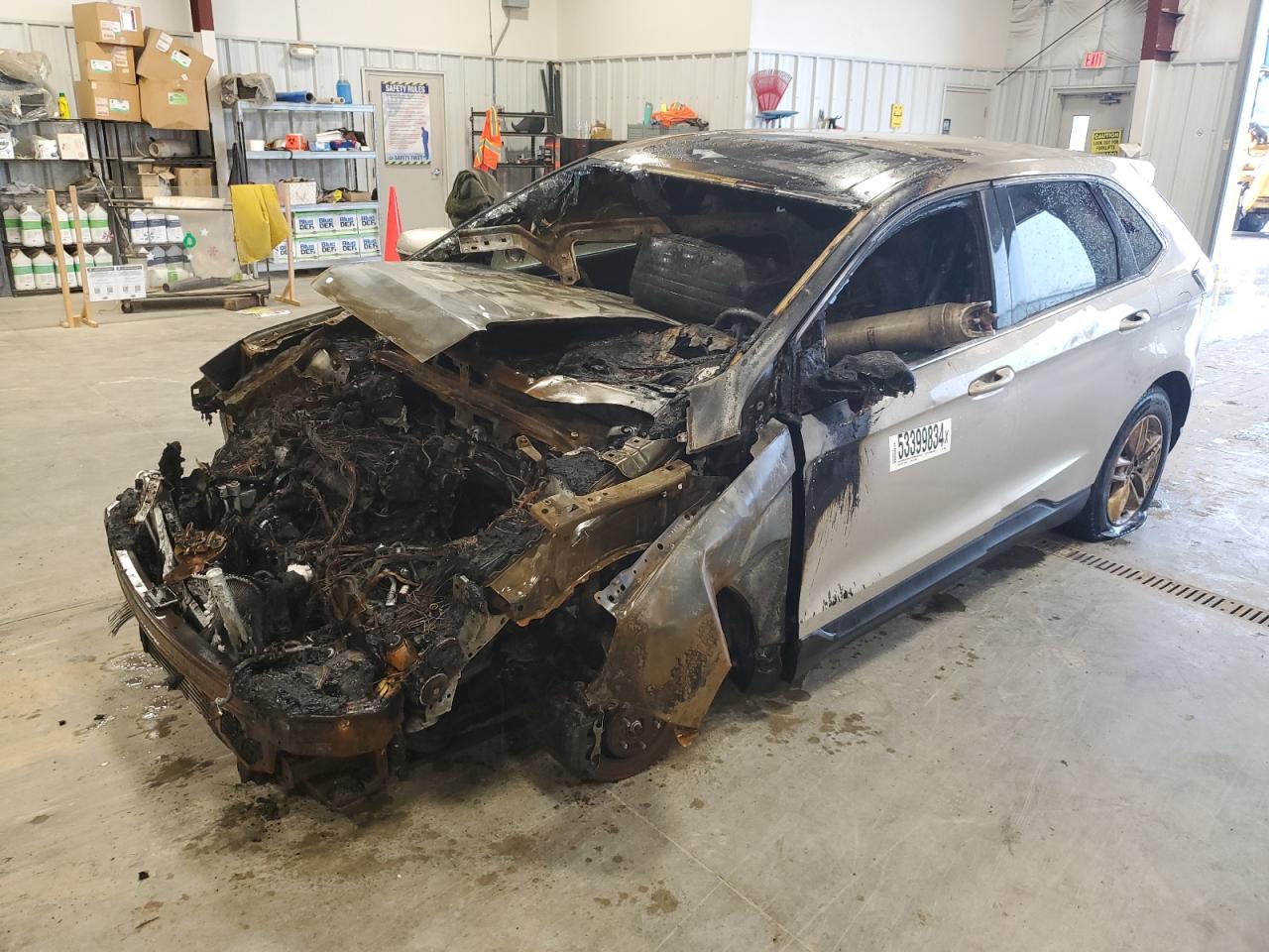 2018 Ford Edge Sel en Venta en Mcfarland, WI - Burn - Engine