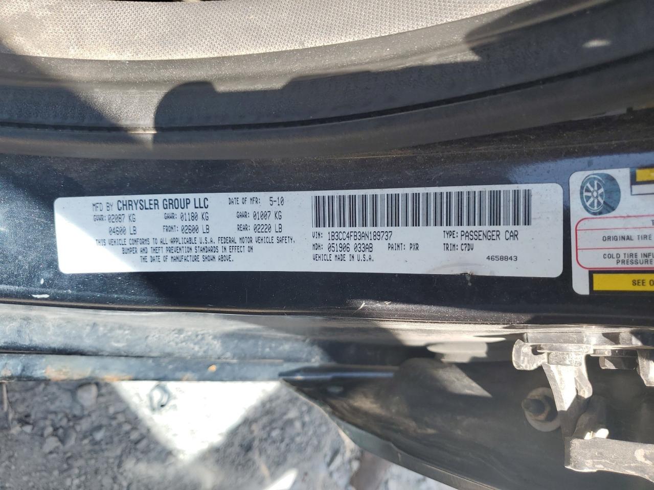 2010 Dodge Avenger Sxt VIN: 1B3CC4FB3AN189737 Lot: 55009154