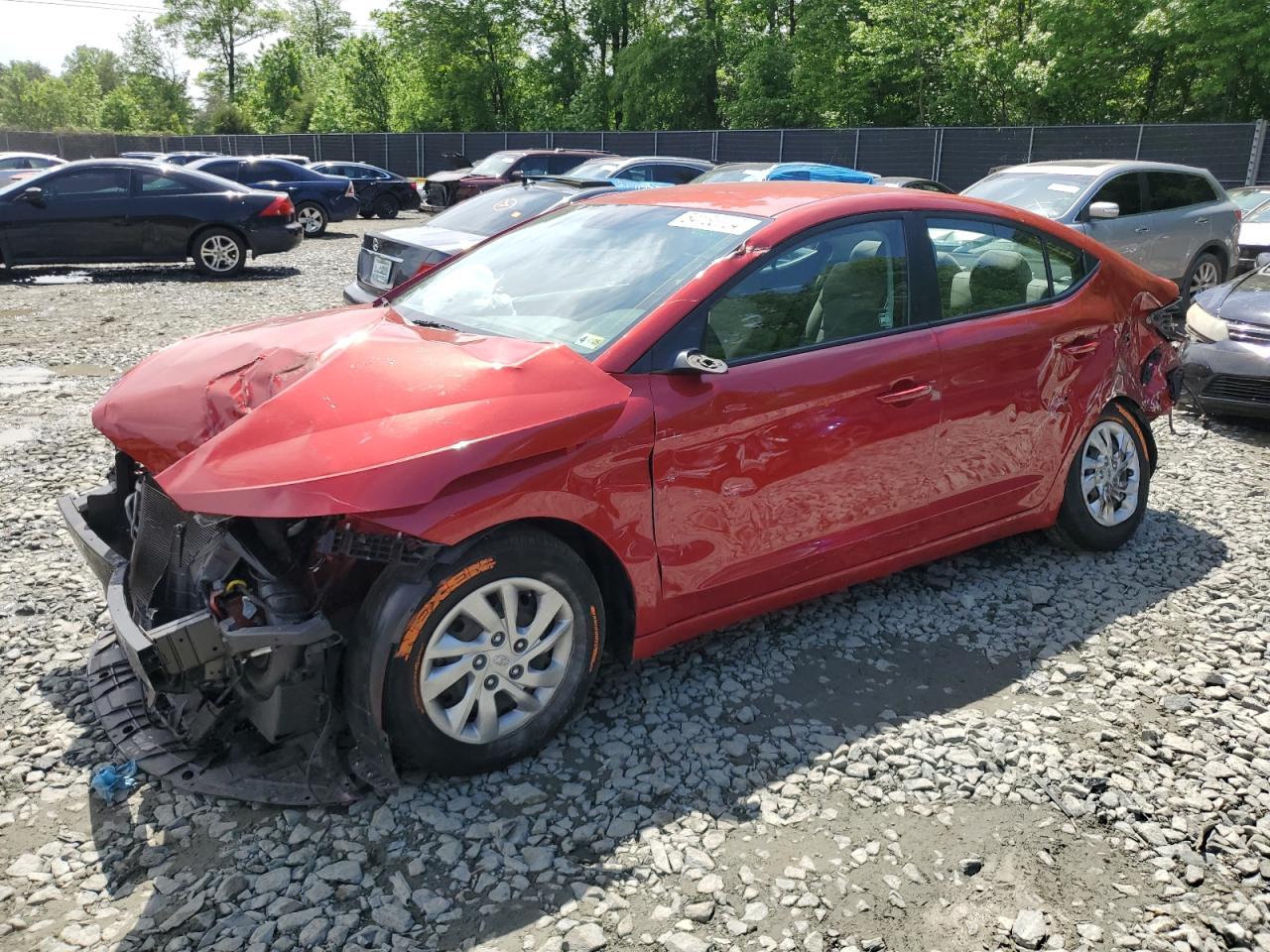 5NPD74LF3KH493960 2019 HYUNDAI ELANTRA - Image 1