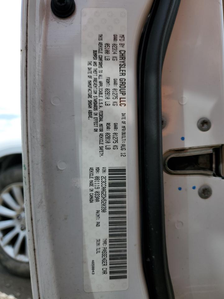 2013 Chrysler 300 VIN: 2C3CCAAG2DH520390 Lot: 53480094