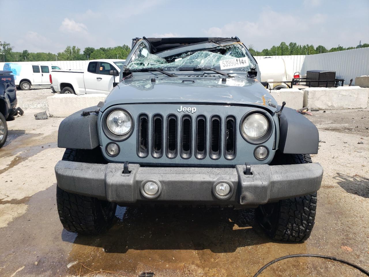 VIN 1C4BJWDG4EL261167 2014 JEEP WRANGLER no.5